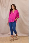 TEMPLE SHIRT - fuchsia